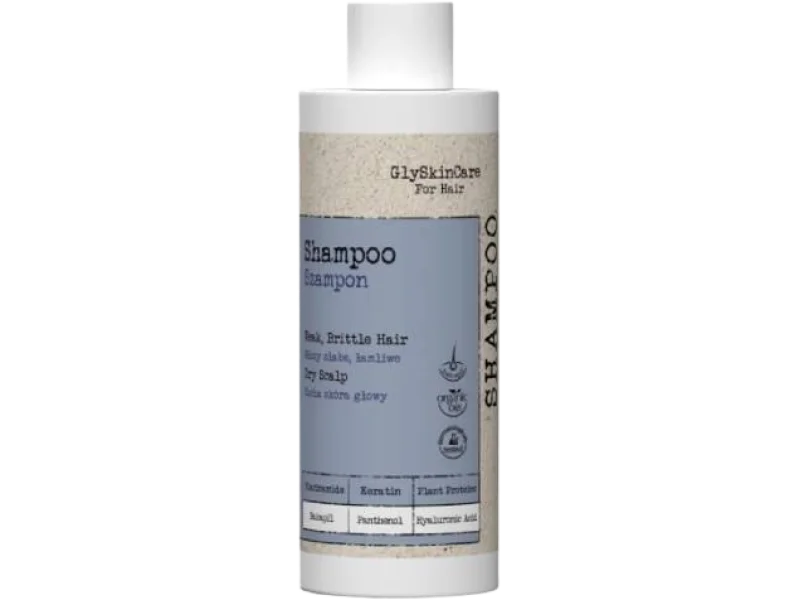 GLYSKINCARE For Hair Szampon do włosów suchych, łamliwych, 200 ml