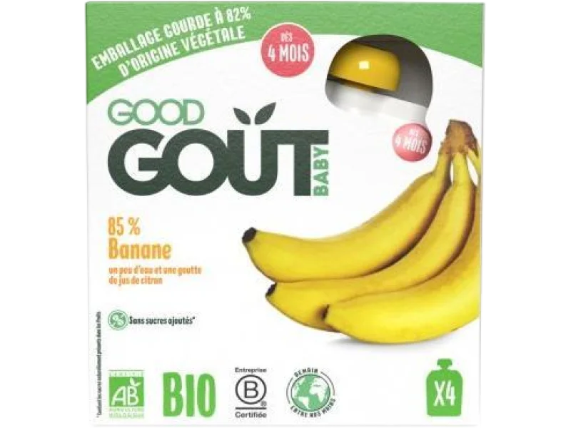 Good Gout BIO Banan, saszetki, 120 g