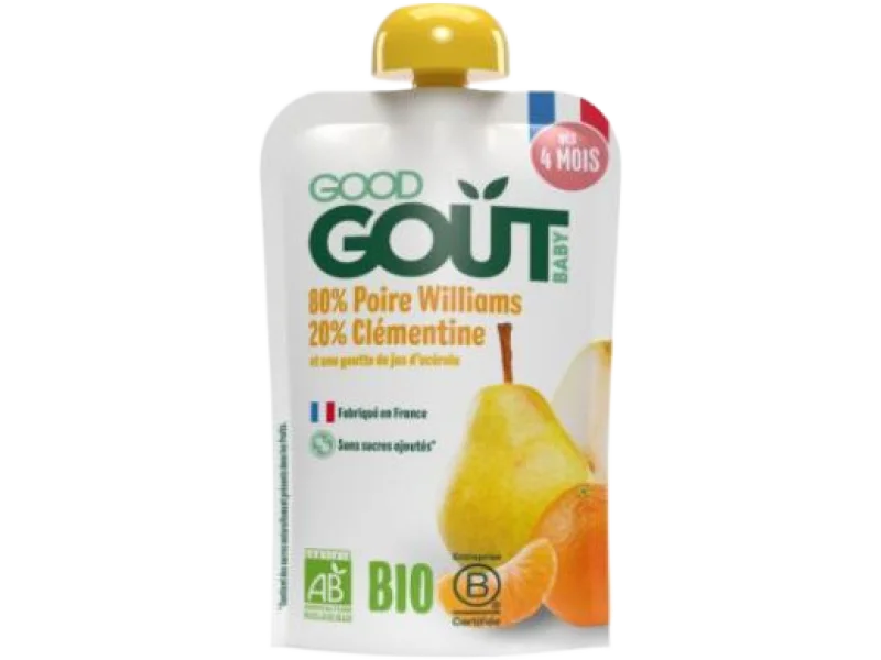 Good Gout BIO Gruszka z klementynką, saszetki, 120 g