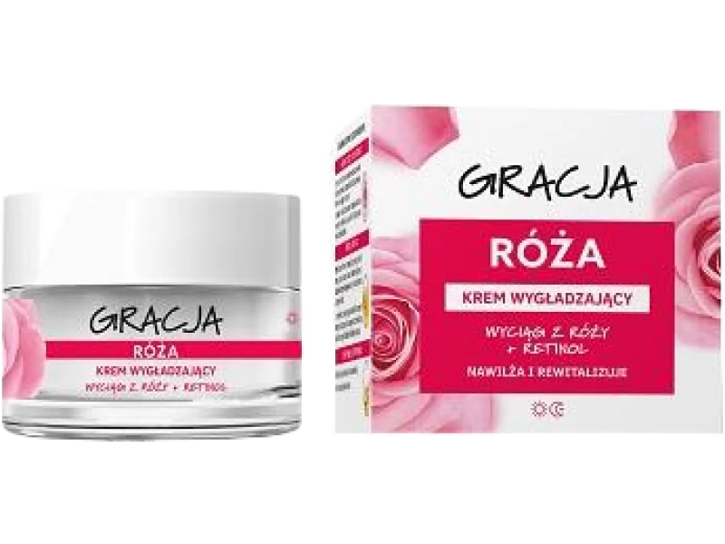 Gracja róża krem wygładzający, 50 ml