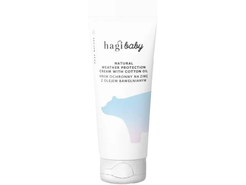 HAGI Baby Naturalny krem ochronny na zimę z olejkiem bawełnianym, 50 ml