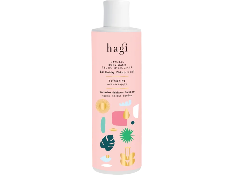 Hagi naturalny żel do mycia Wakacje na Bali, żel na skórę, 300 ml