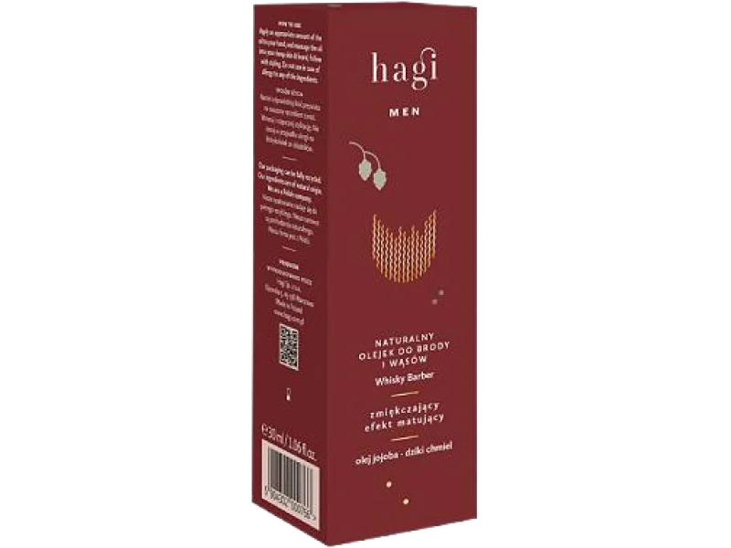 HAGI Whisky Barber Olejek do brody i wąsów, 30 ml