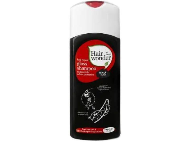 Hairwonder GLOSS Black Szampon po koloryzacji włosów czarnych, 200 ml