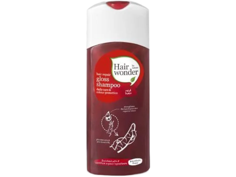 Hairwonder Hair Repair Gloss Shampoo Red Hair, szampon, 200 ml