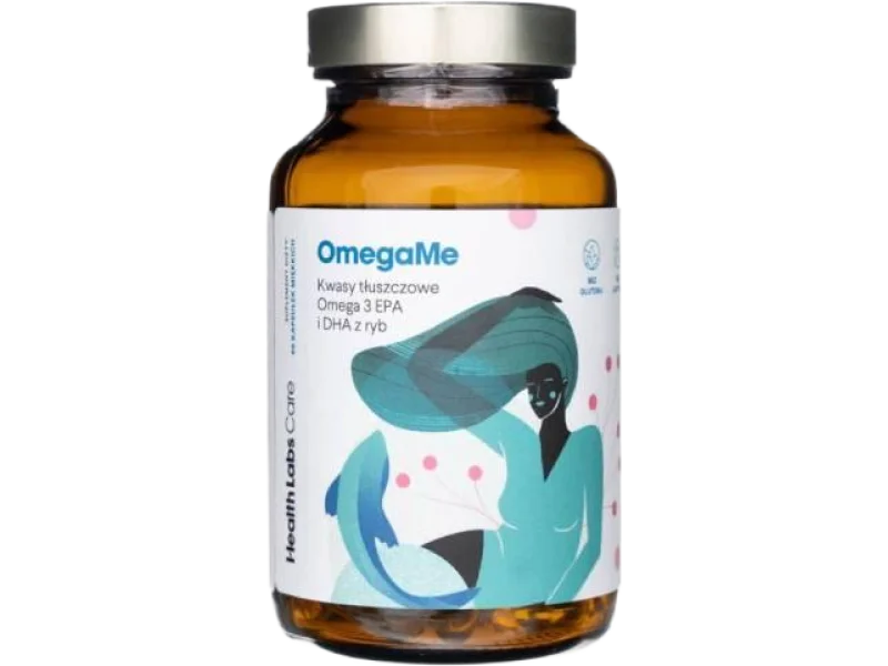Health Labs Care OmegaMe kwasy tłuszczowe Omega-3 z ryb, kapsułki, 60 kaps.