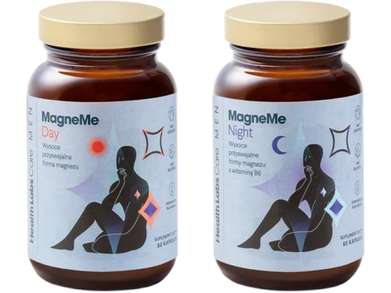 Health Labs Men MagneMe Dzień i Noc, kapsułki, 120 kaps.
