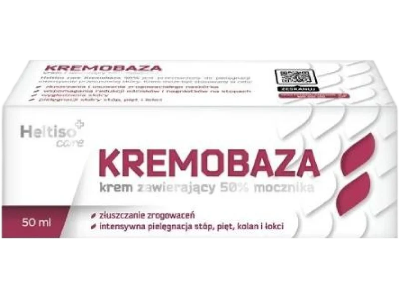 Heltiso Care Kremobaza Krem 50% mocznika, 50%, 50 ml