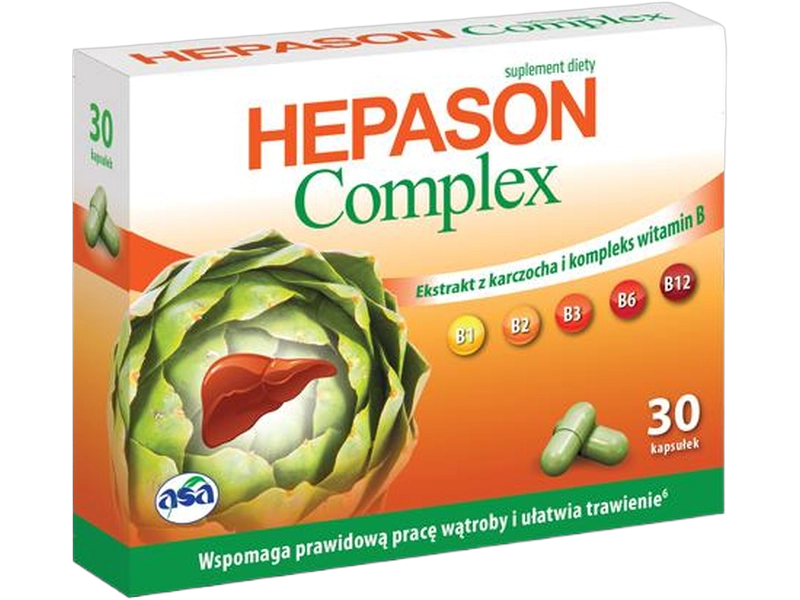 Hepason Complex, kapsułki, 30 kaps.