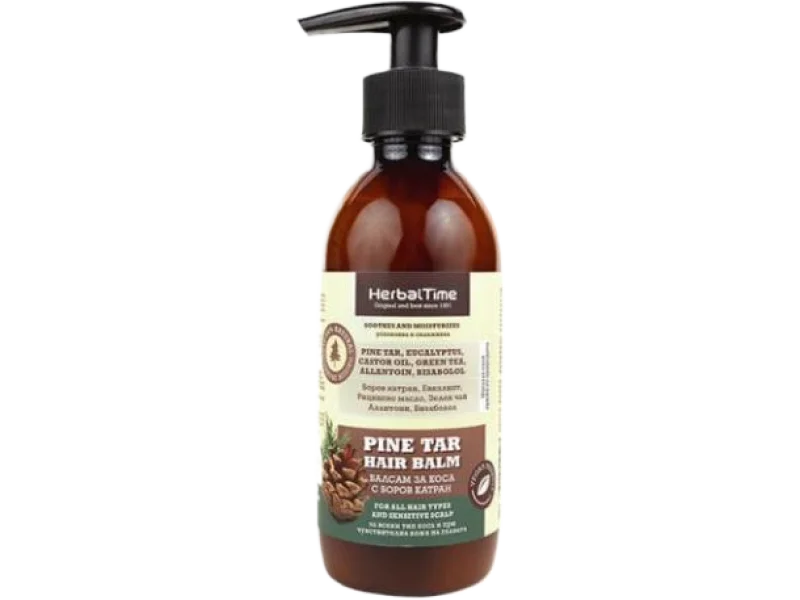 Herbal Time Pine Tar Balsam do włosów z dziegciem sosnowym, 240 ml