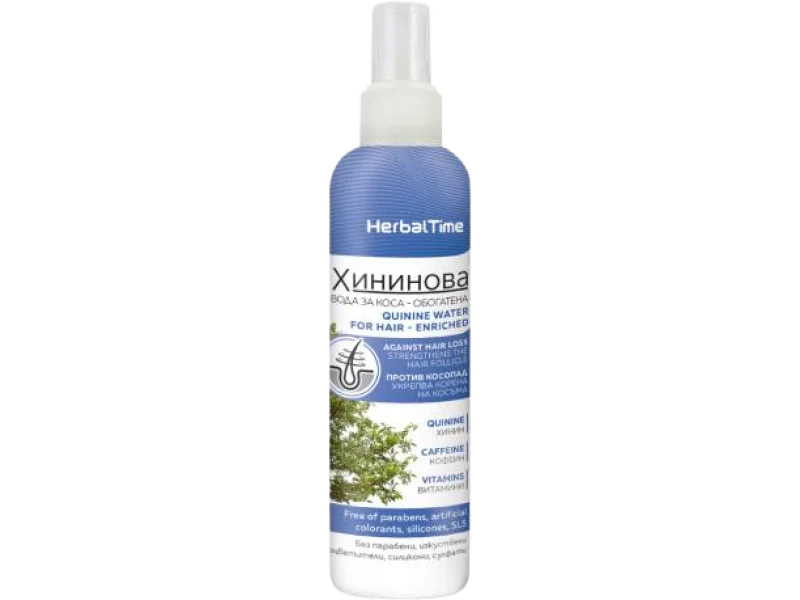 Herbal Time Woda chininowa do włosów, spray, 200 ml