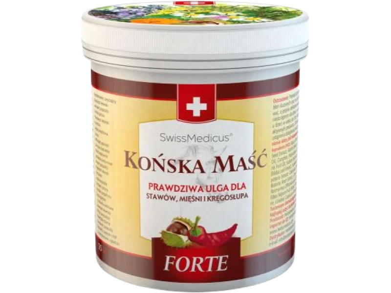 HERBAMEDICUS Końska maść rozgrzewająca Forte, 250 ml