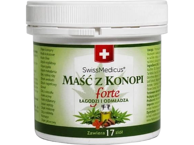 Herbamedicus maść z konopi Forte, 125 ml