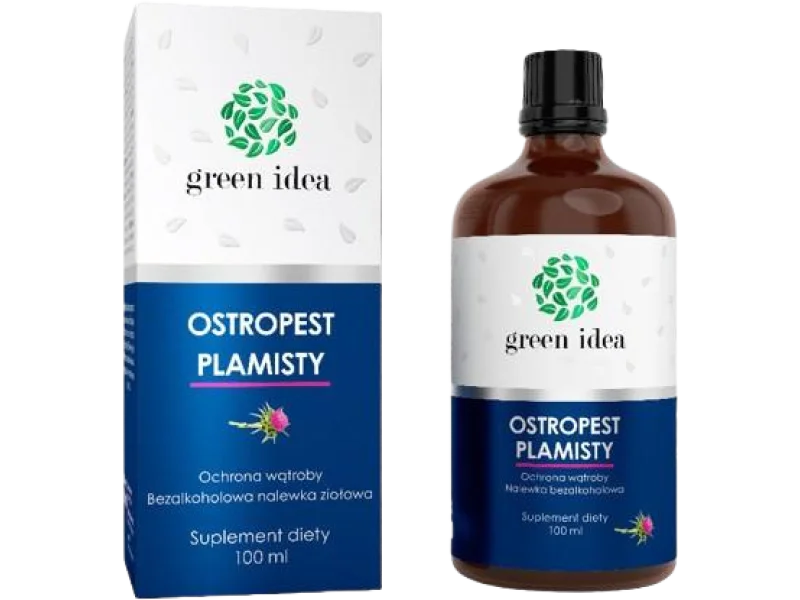 HERBAMEDICUS Ostropest Plamisty Green Idea, płyn, 76 mg, 100 ml