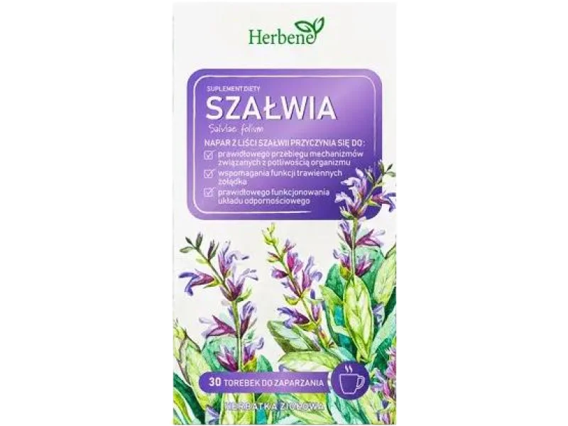 Herbene Szałwia, saszetki, 30 szt.