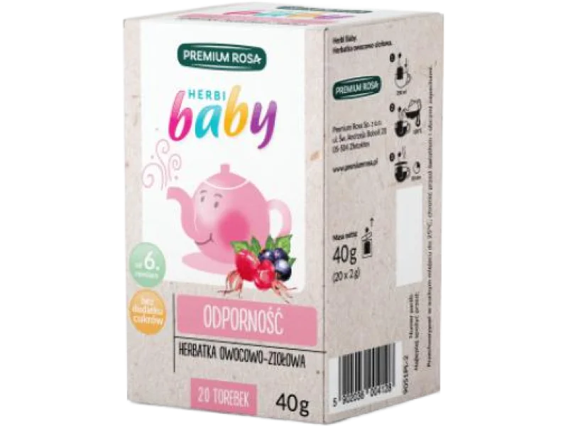 HERBI BABY Herbatka dla dzieci i niemowląt na odporność, saszetki, 20 sasz.