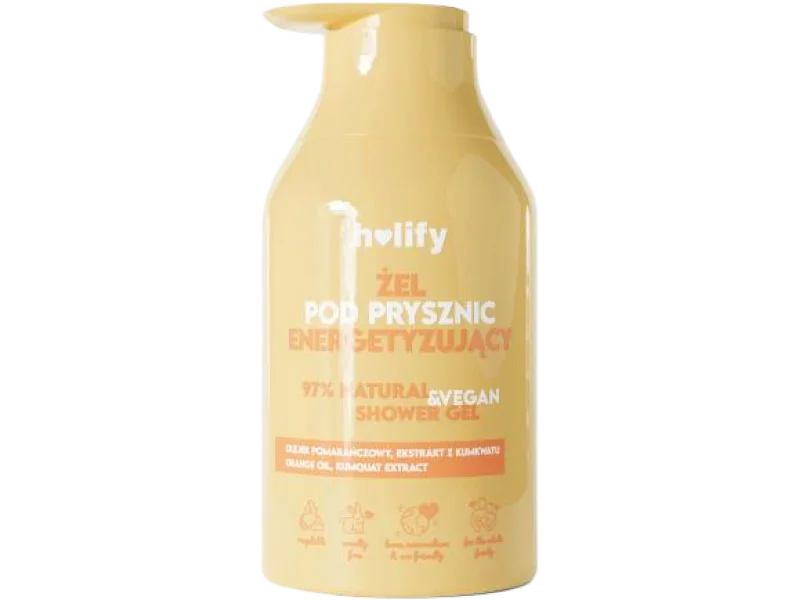 HOLIFY żel pod prysznic energetyzujący, 500 ml