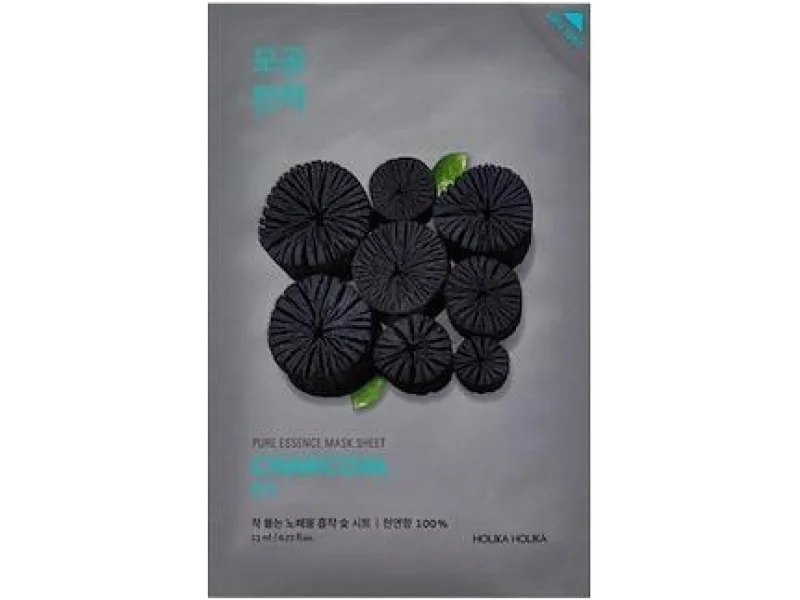 HOLIKA HOLIKA Pure Essence Mask Sheet charcoal, maska, 23 ml