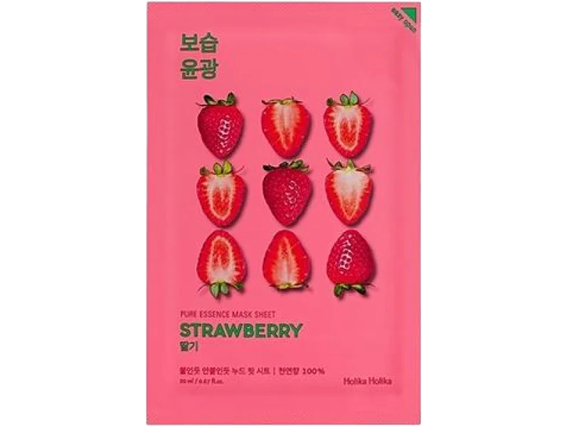 HOLIKA HOLIKA Pure Essence Mask Sheet strawberry, maska, 23 ml