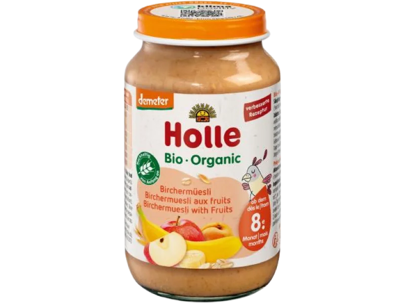 HOLLE Deserek Musli z owocami po 8. miesiącu, 220 g