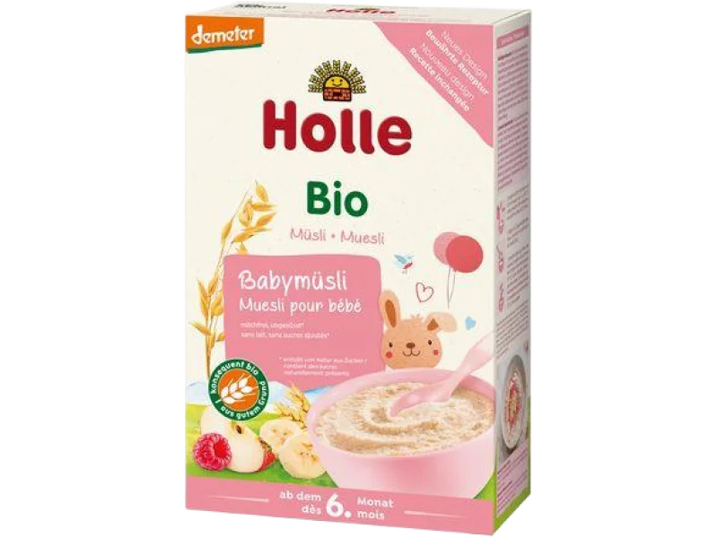 HOLLE Kaszka musli z owocami bezmleczna Bio, proszek, 250 g