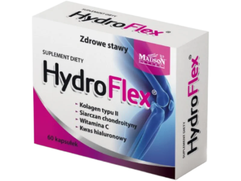 HydroFlex kolagen i kwas hialuronowy na stawy, kapsułki, 60 kaps.
