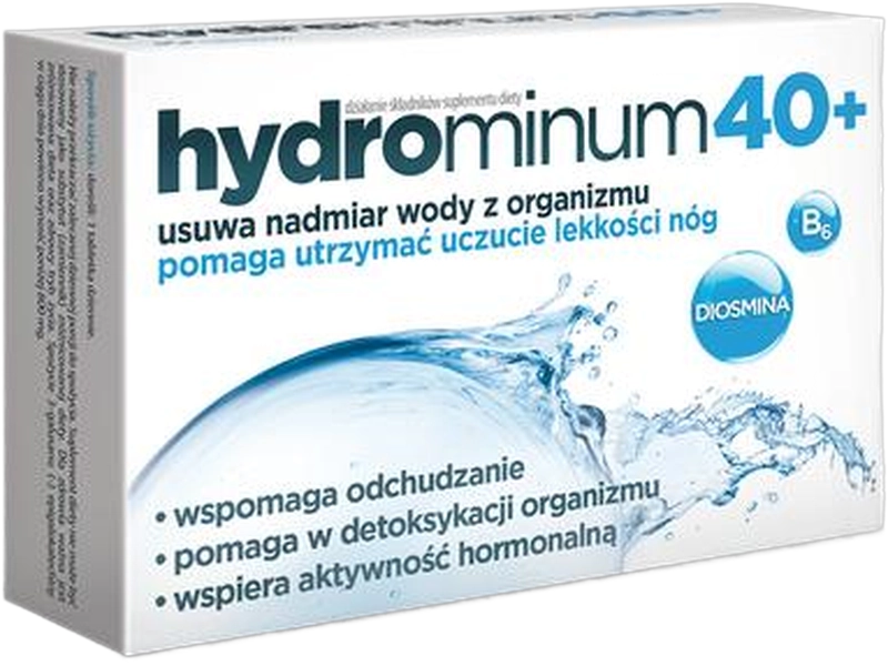 Hydrominum 40+, tabletki, 30 tabl.