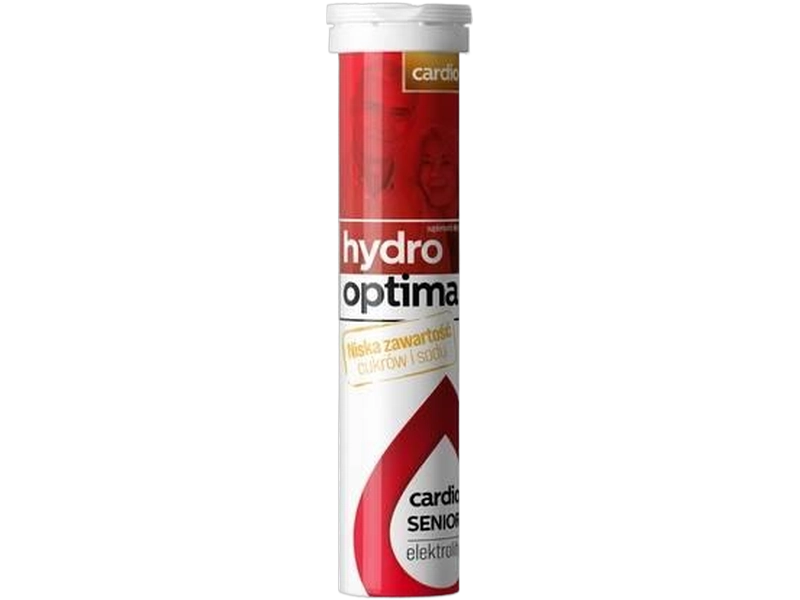 Hydrooptima Senior Cardio, tabletki musujące, 20 tabl. mus.