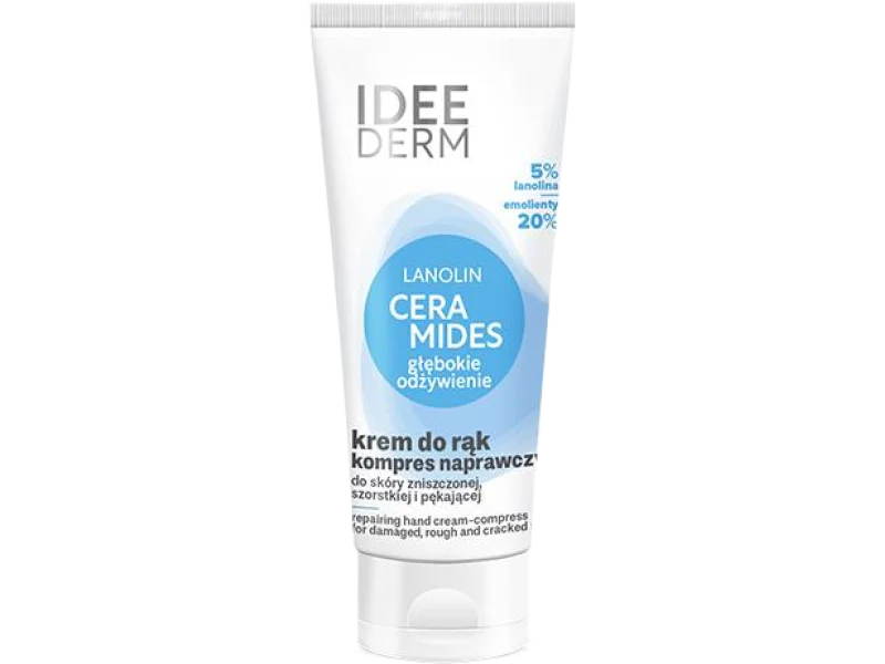 IDEE DERM Ceramidowy krem-kompres naprawczy do rąk, 75 ml
