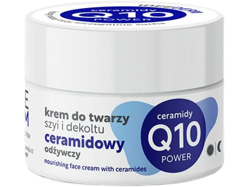 IDEE DERM Odżywczy krem do twarzy, szyi i dekoltu ceramidowy, 50 ml