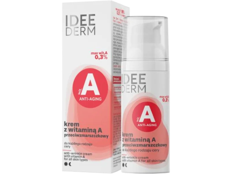IDEE DERM Przeciwzmarszczkowy krem z witaminą A, 50 ml