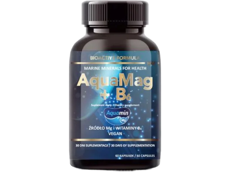 INTENSON AquaMag + B6, kapsułki, 60 kaps.