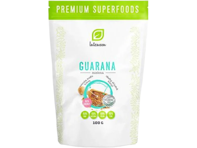 INTENSON Guarana mielona, proszek, 100 g