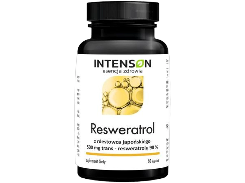 Intenson Resweratrol, kapsułki, 250 mg, 60 kaps.