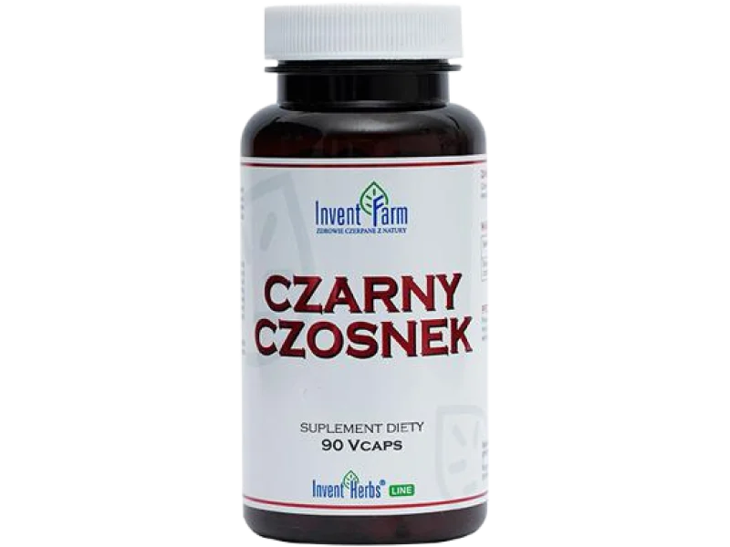 Invent Farm Czarny Czosnek, kapsułki, 90 kaps.