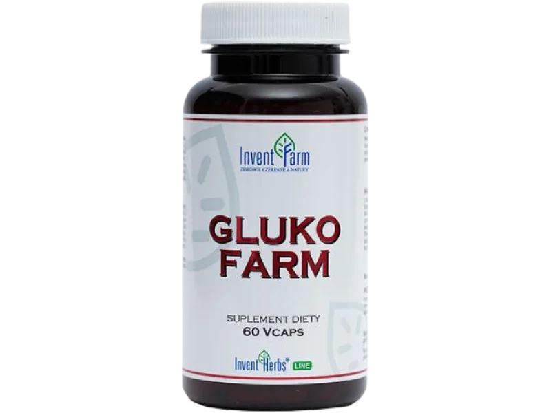 Invent Farm Gluko Farm, kapsułki, 60 kaps.