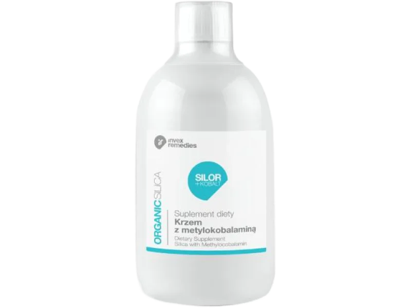 Invex Remedies Silor+Kobalt Krzem z metylokobalaminą, płyn, 500 ml