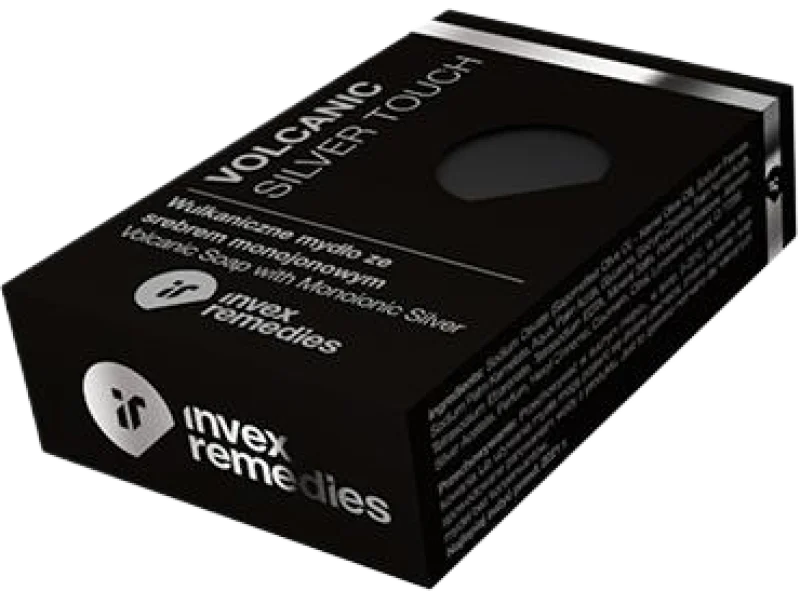 Invex Remedies Volcanic Silver Touch wulkaniczne ze srebrem monojonowym, mydło, 100 g
