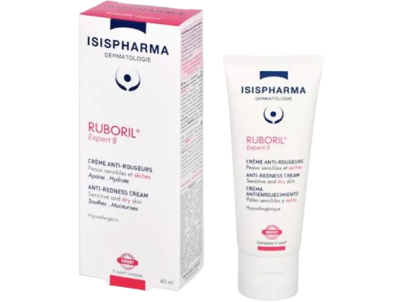 ISISPHARMA RUBORIL EXPERT S Krem do skóry naczynkowej i ze skłonnością do rumienia, 40 ml