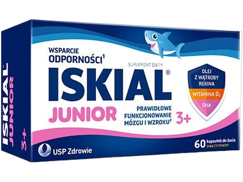 Iskial Junior, kapsułki do żucia, 60 kaps.