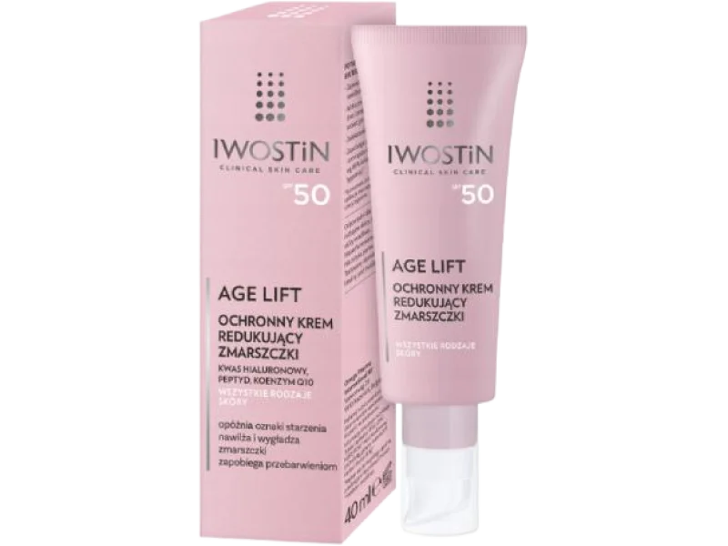 IWOSTIN Age Lift Ochronny krem redukujący zmarszczki SPF50, 40 ml