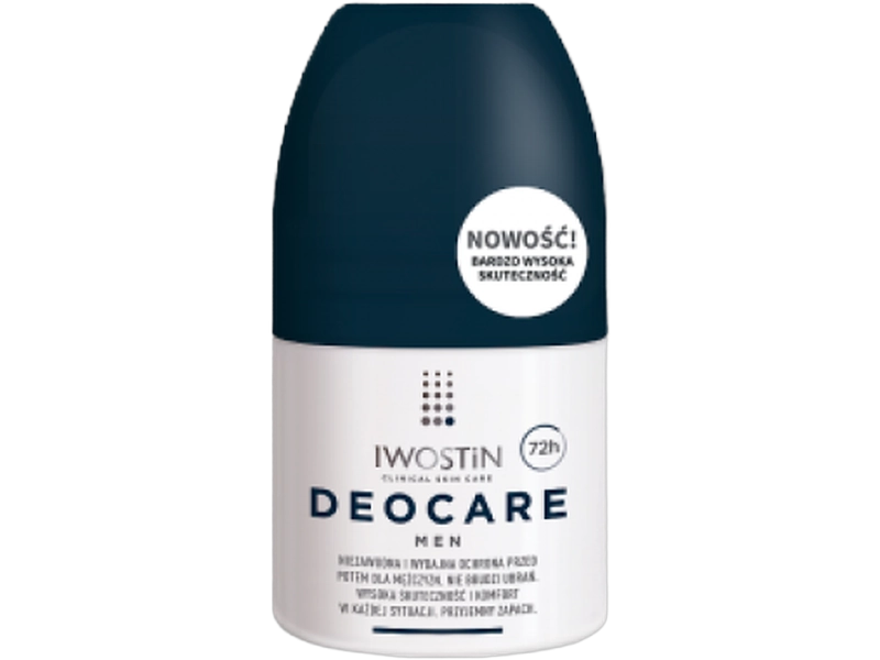 Iwostin Deocare Men roll on antyperspirant 72h, roll-on, 50 ml