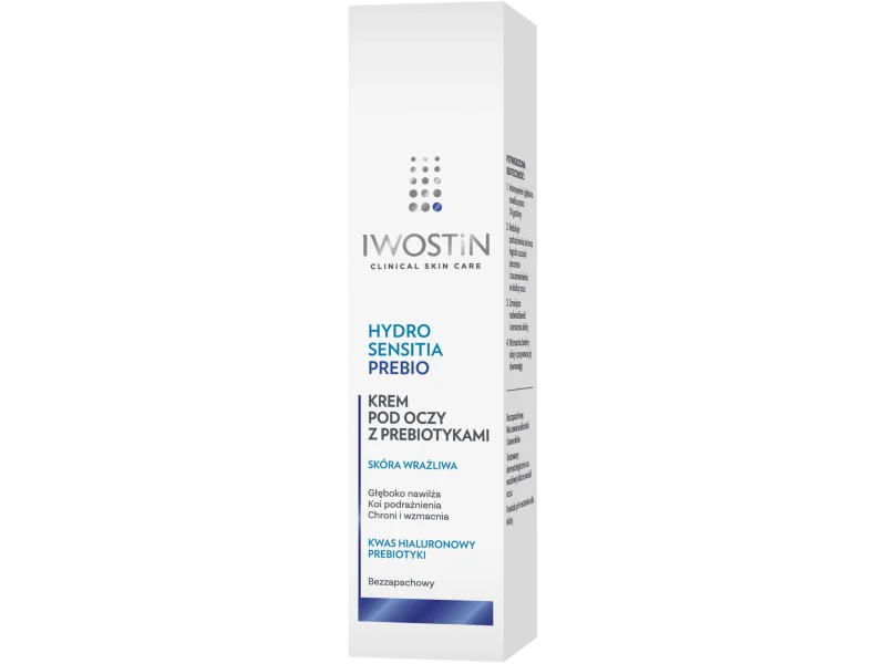 Iwostin Hydro Sensitia Prebio krem pod oczy z prebiotykami, 15 ml