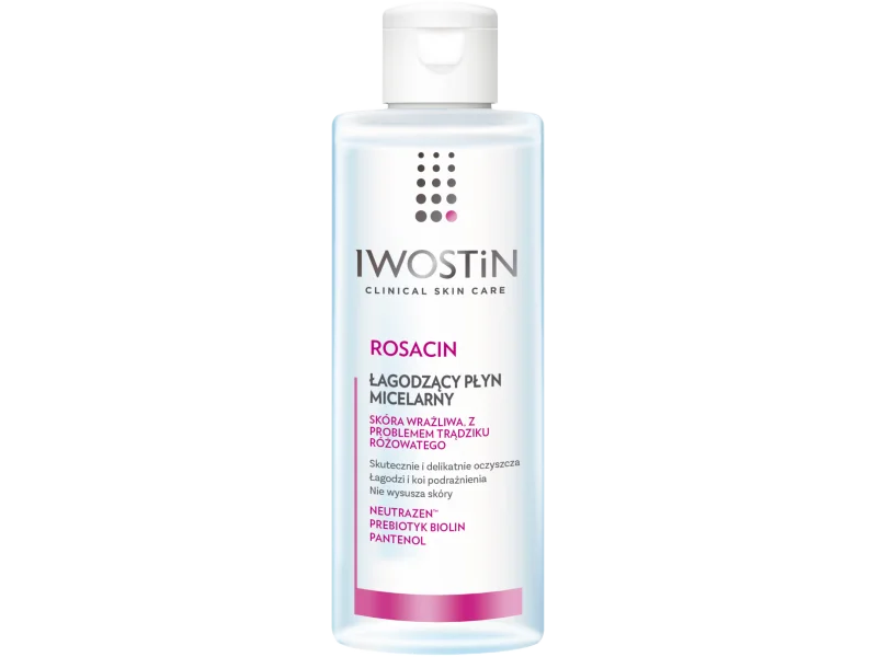 IWOSTIN ROSACIN łagodzący płyn micelarny, 215 ml
