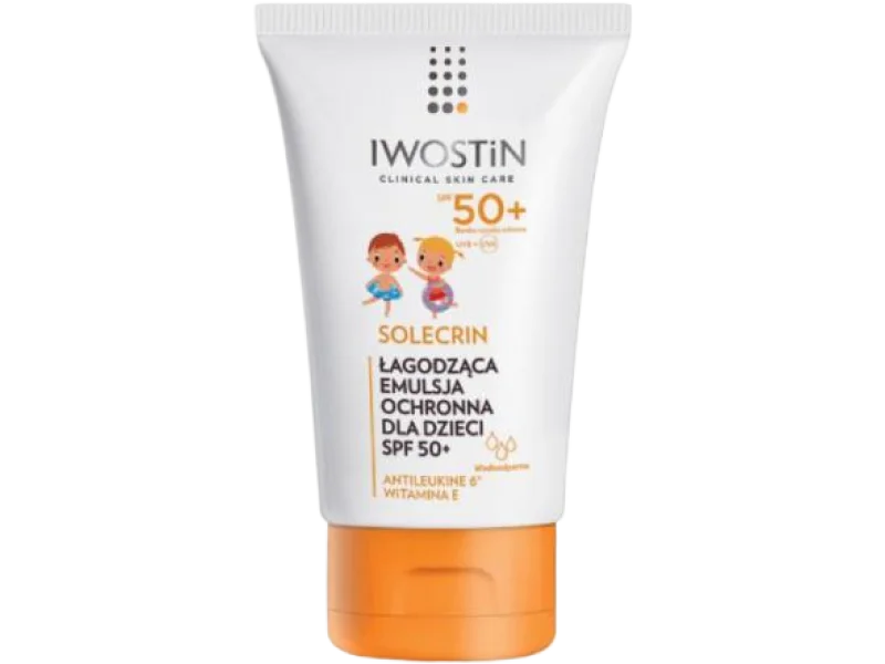 IWOSTIN SOLECRIN Emulsja do opalania dla dzieci SPF50+, 100 ml