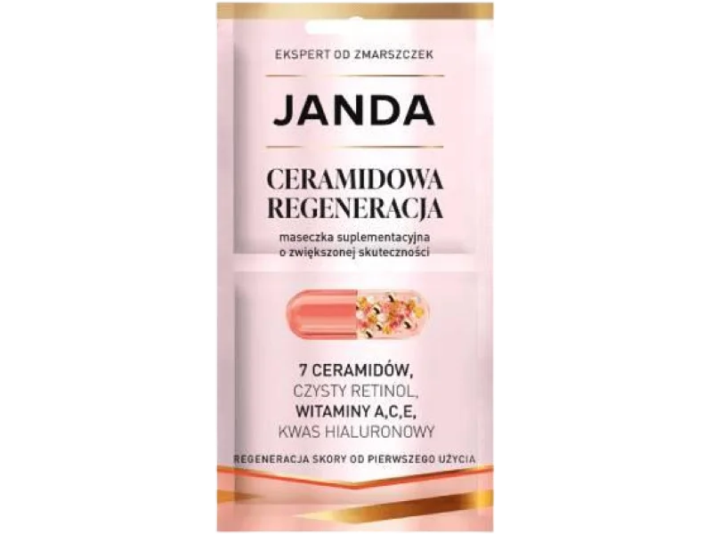 JANDA Ceramidowa Regeneracja Maseczka suplementacyjna, maska, 8 ml