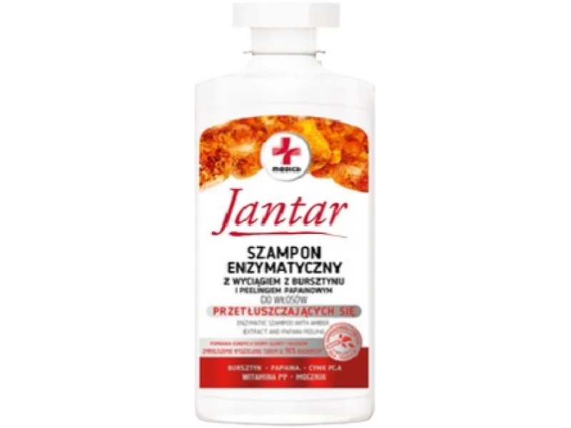 JANTAR MEDICA Szampon enzymatyczny wyciąg z bursztynu, 330 ml