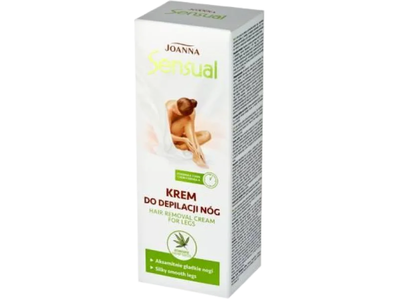 JOANNA SENSUAL Krem do depilacji nóg Konopie, 100 ml