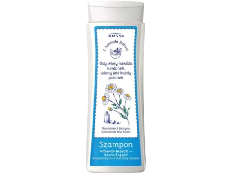 JOANNA Z Apteczki Babuni Szampon wzmacniająco-nawilżający do włosów cienkich i delikatnych, 300 ml