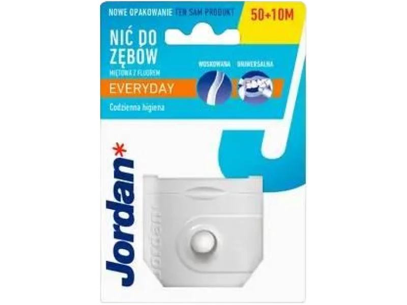 Jordan Everyday Floss, nić dentystyczna, 60 m